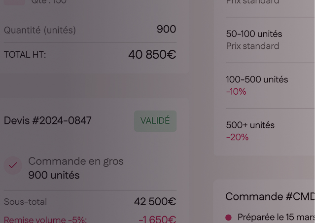 création portail client b2b
